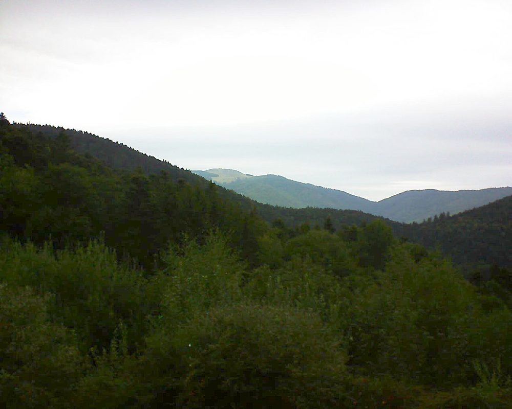 Le petit ballon vu depuis le Domaine Langmatt à Murbach le 02.09.2018 à 10:15 Le petit ballon (Alsace, Vosges) le 02.09.2018 à 10:15