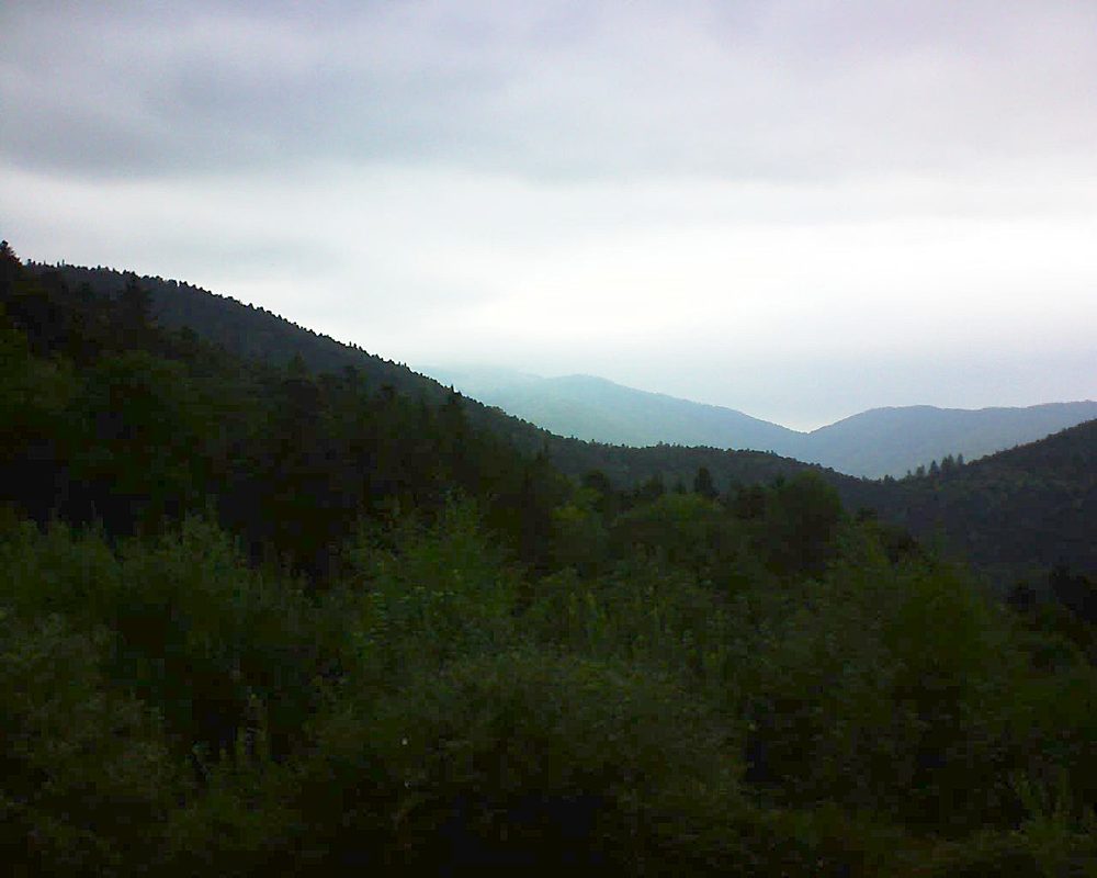 Le petit ballon vu depuis le Domaine Langmatt à Murbach le 02.09.2018 à 17:00 Le petit ballon (Alsace, Vosges) le 02.09.2018 à 17:00