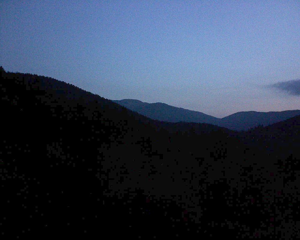 Le petit ballon vu depuis le Domaine Langmatt à Murbach le 04.09.2018 à 06:30 Le petit ballon (Alsace, Vosges) le 04.09.2018 à 06:30