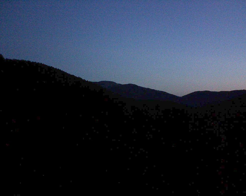 Le petit ballon vu depuis le Domaine Langmatt à Murbach le 17.09.2018 à 06:45 Le petit ballon (Alsace, Vosges) le 17.09.2018 à 06:45