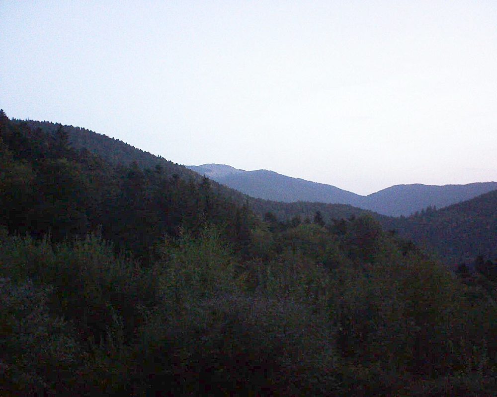 Le petit ballon vu depuis le Domaine Langmatt à Murbach le 20.09.2018 à 07:00 Le petit ballon (Alsace, Vosges) le 20.09.2018 à 07:00
