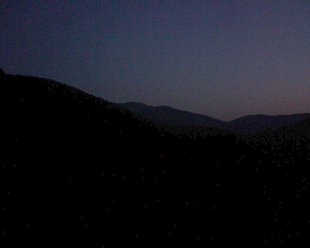 Le petit ballon vu depuis le Domaine Langmatt à Murbach le 30.09.2018 à 07:00 Le petit ballon (Alsace, Vosges) le 30.09.2018 à 07:00