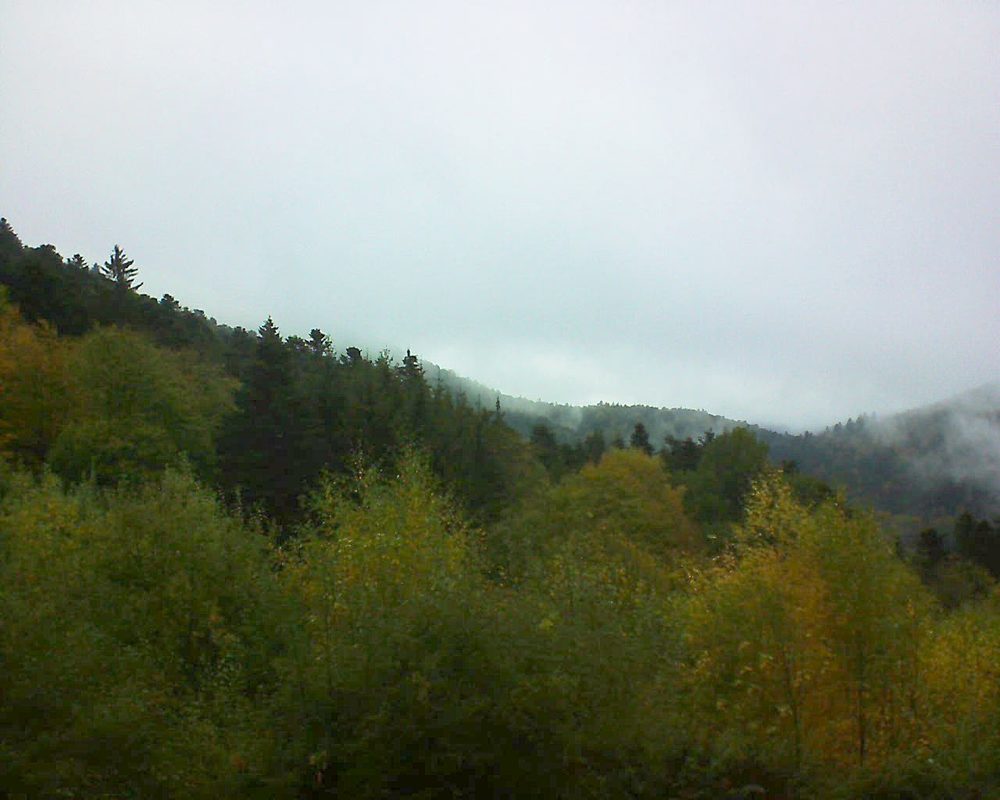 Le petit ballon vu depuis le Domaine Langmatt à Murbach le 28.10.2018 à 16:00 Le petit ballon (Alsace, Vosges) le 28.10.2018 à 16:00