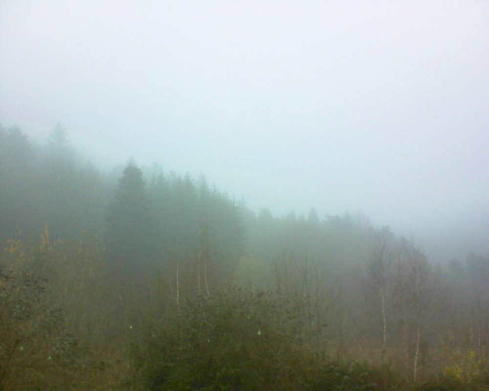 Le petit ballon vu depuis le Domaine Langmatt à Murbach le 05.12.2018 à 15:45 Le petit ballon (Alsace, Vosges) le 05.12.2018 à 15:45