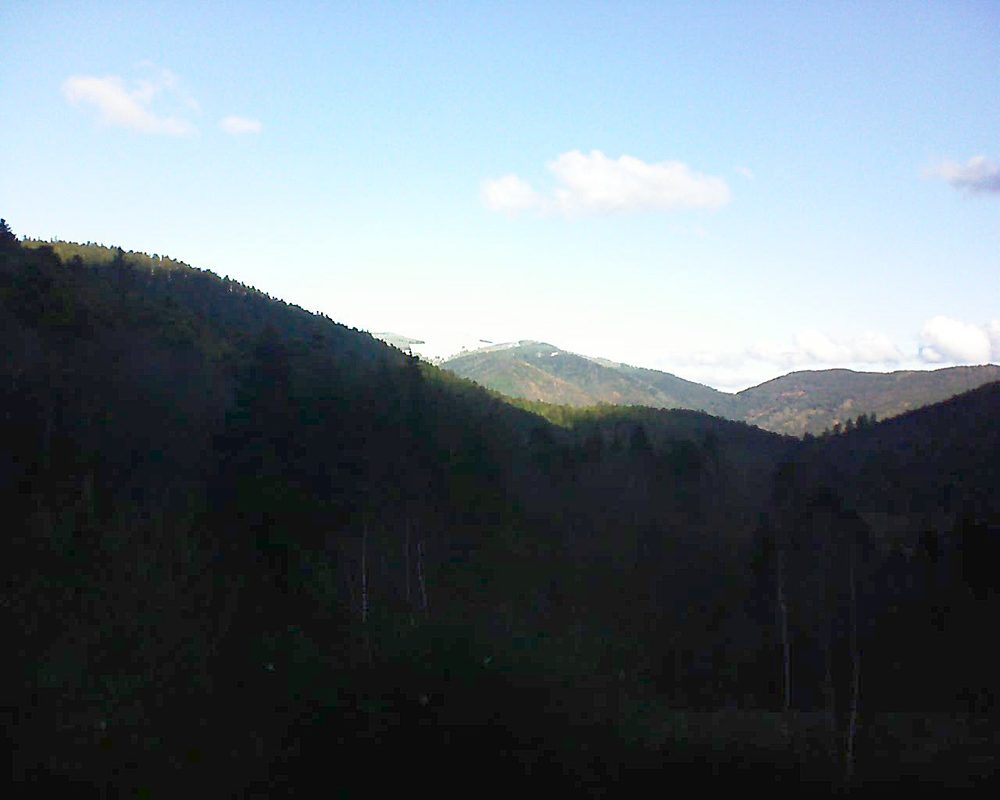 Le petit ballon vu depuis le Domaine Langmatt à Murbach le 11.12.2018 à 11:00 Le petit ballon (Alsace, Vosges) le 11.12.2018 à 11:00