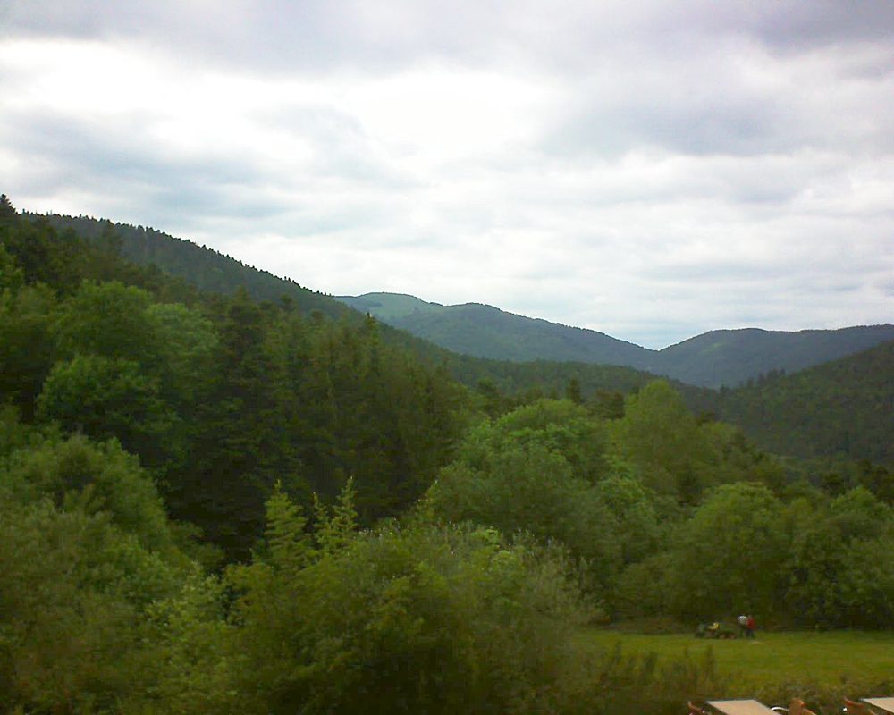 Le petit ballon vu depuis le Domaine Langmatt à Murbach le 30.05.2019 à 18:30 Le petit ballon (Alsace, Vosges) le 30.05.2019 à 18:30