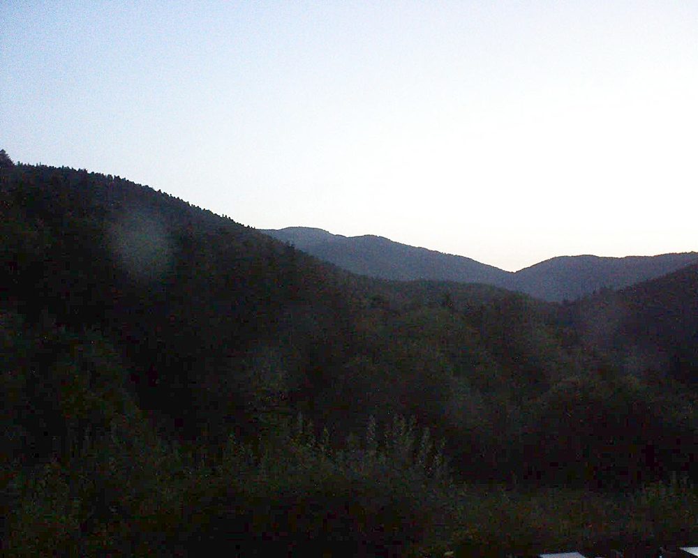 Le petit ballon vu depuis le Domaine Langmatt à Murbach le 31.07.2020 à 05:45 Le petit ballon (Alsace, Vosges) le 31.07.2020 à 05:45