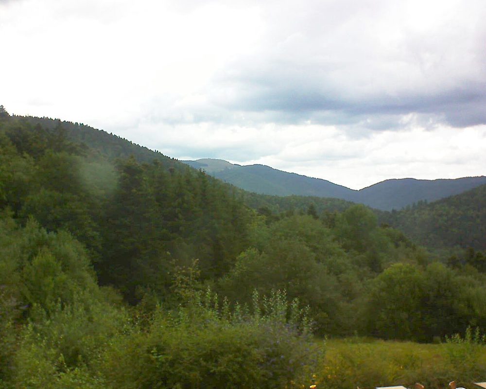 Le petit ballon vu depuis le Domaine Langmatt à Murbach le 03.08.2020 à 11:15 Le petit ballon (Alsace, Vosges) le 03.08.2020 à 11:15