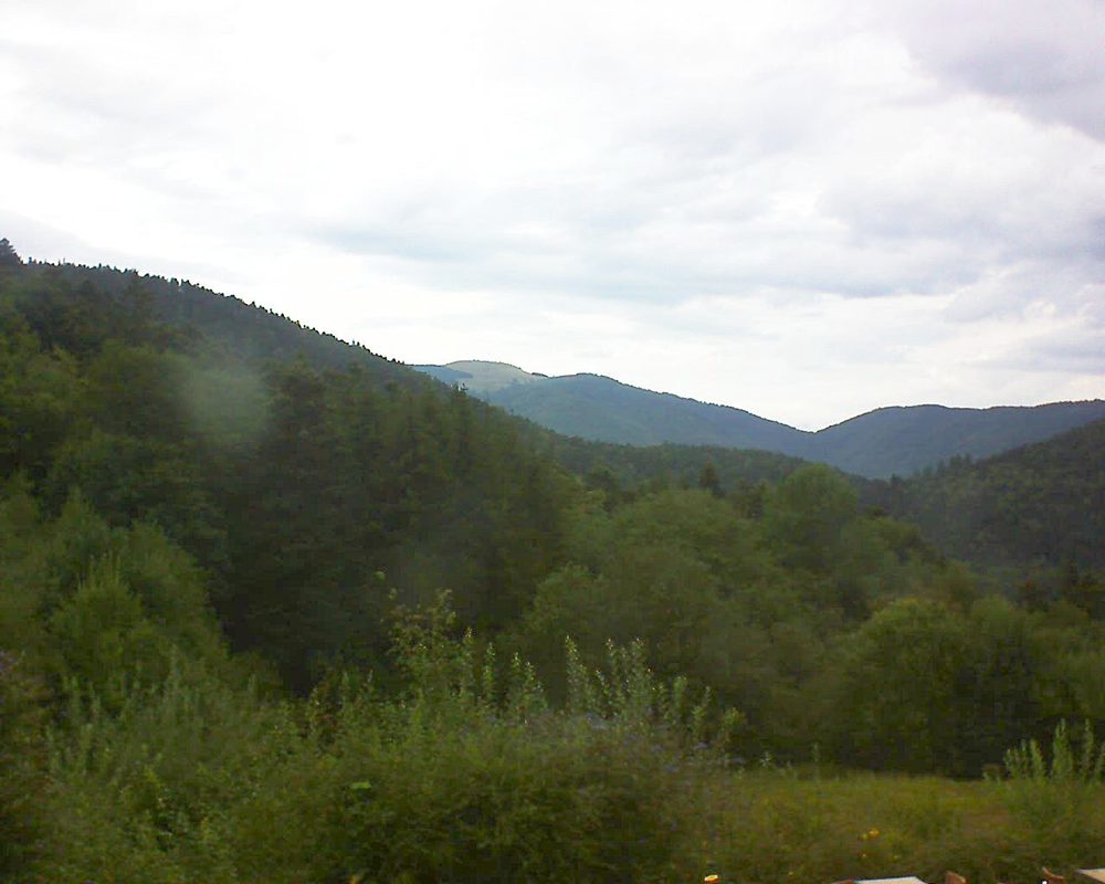 Le petit ballon vu depuis le Domaine Langmatt à Murbach le 17.08.2020 à 09:00 Le petit ballon (Alsace, Vosges) le 17.08.2020 à 09:00