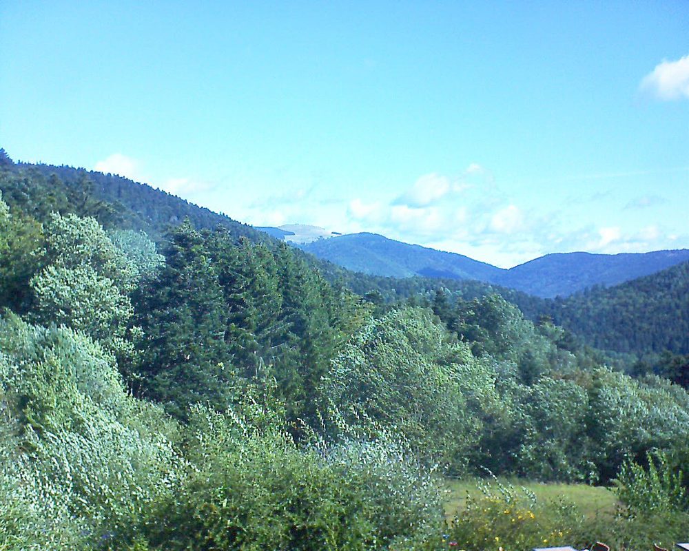Le petit ballon vu depuis le Domaine Langmatt à Murbach le 26.08.2020 à 10:30 Le petit ballon (Alsace, Vosges) le 26.08.2020 à 10:30