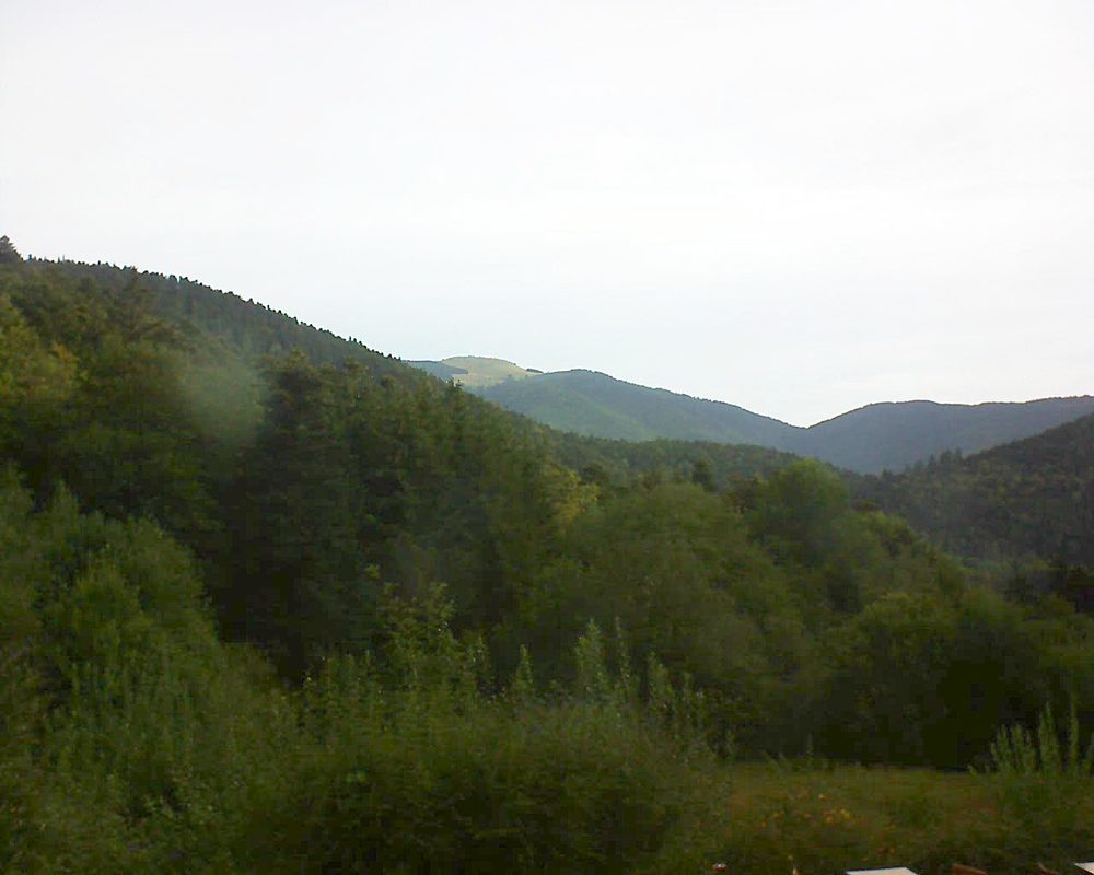 Le petit ballon vu depuis le Domaine Langmatt à Murbach le 27.08.2020 à 08:45 Le petit ballon (Alsace, Vosges) le 27.08.2020 à 08:45