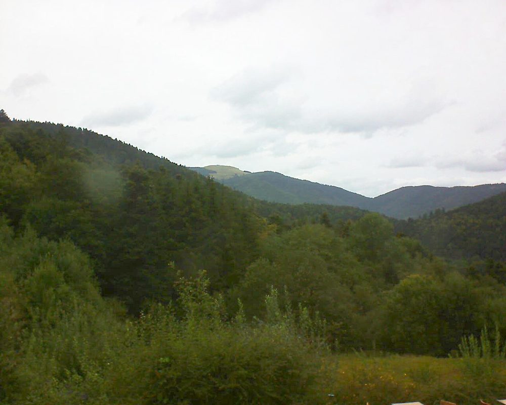 Le petit ballon vu depuis le Domaine Langmatt à Murbach le 29.08.2020 à 12:00 Le petit ballon (Alsace, Vosges) le 29.08.2020 à 12:00