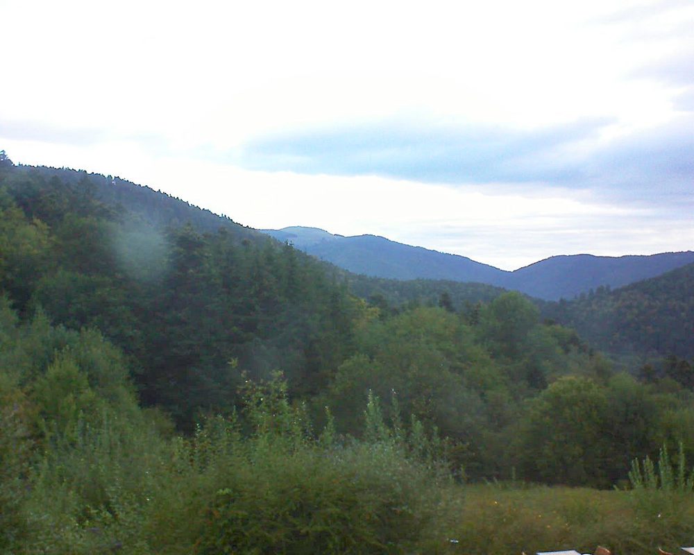 Le petit ballon vu depuis le Domaine Langmatt à Murbach le 06.09.2020 à 07:45 Le petit ballon (Alsace, Vosges) le 06.09.2020 à 07:45