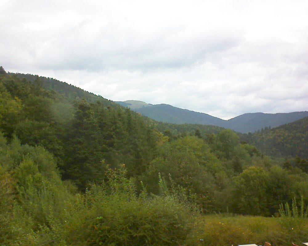 Le petit ballon vu depuis le Domaine Langmatt à Murbach le 06.09.2020 à 10:45 Le petit ballon (Alsace, Vosges) le 06.09.2020 à 10:45