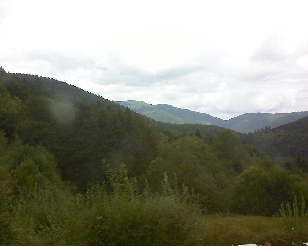 Le petit ballon vu depuis le Domaine Langmatt à Murbach le 06.09.2020 à 12:00 Le petit ballon (Alsace, Vosges) le 06.09.2020 à 12:00