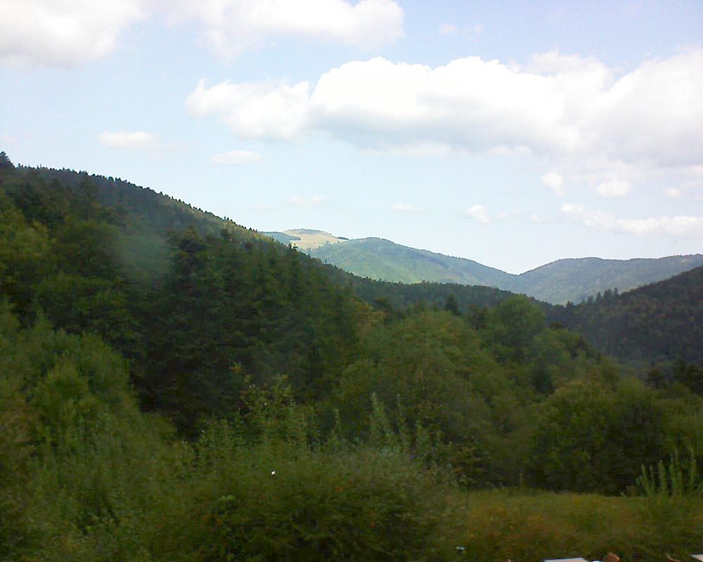 Le petit ballon vu depuis le Domaine Langmatt à Murbach le 12.09.2020 à 11:45 Le petit ballon (Alsace, Vosges) le 12.09.2020 à 11:45