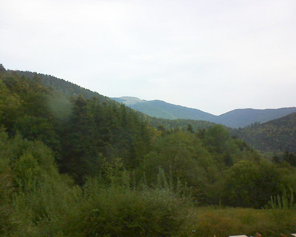 Le petit ballon vu depuis le Domaine Langmatt à Murbach le 16.09.2020 à 09:15 Le petit ballon (Alsace, Vosges) le 16.09.2020 à 09:15