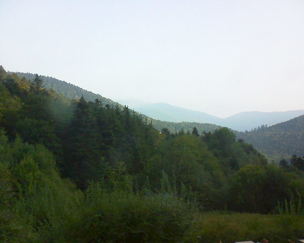 Le petit ballon vu depuis le Domaine Langmatt à Murbach le 17.09.2020 à 08:45 Le petit ballon (Alsace, Vosges) le 17.09.2020 à 08:45