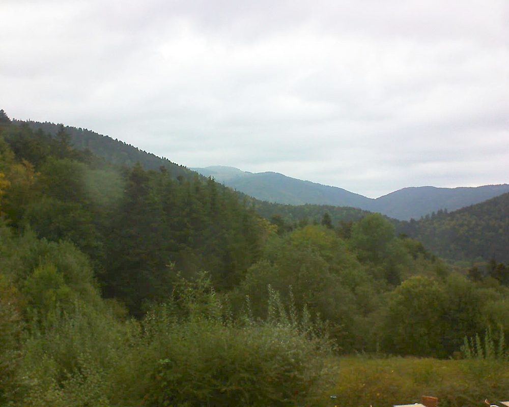 Le petit ballon vu depuis le Domaine Langmatt à Murbach le 23.09.2020 à 13:30 Le petit ballon (Alsace, Vosges) le 23.09.2020 à 13:30