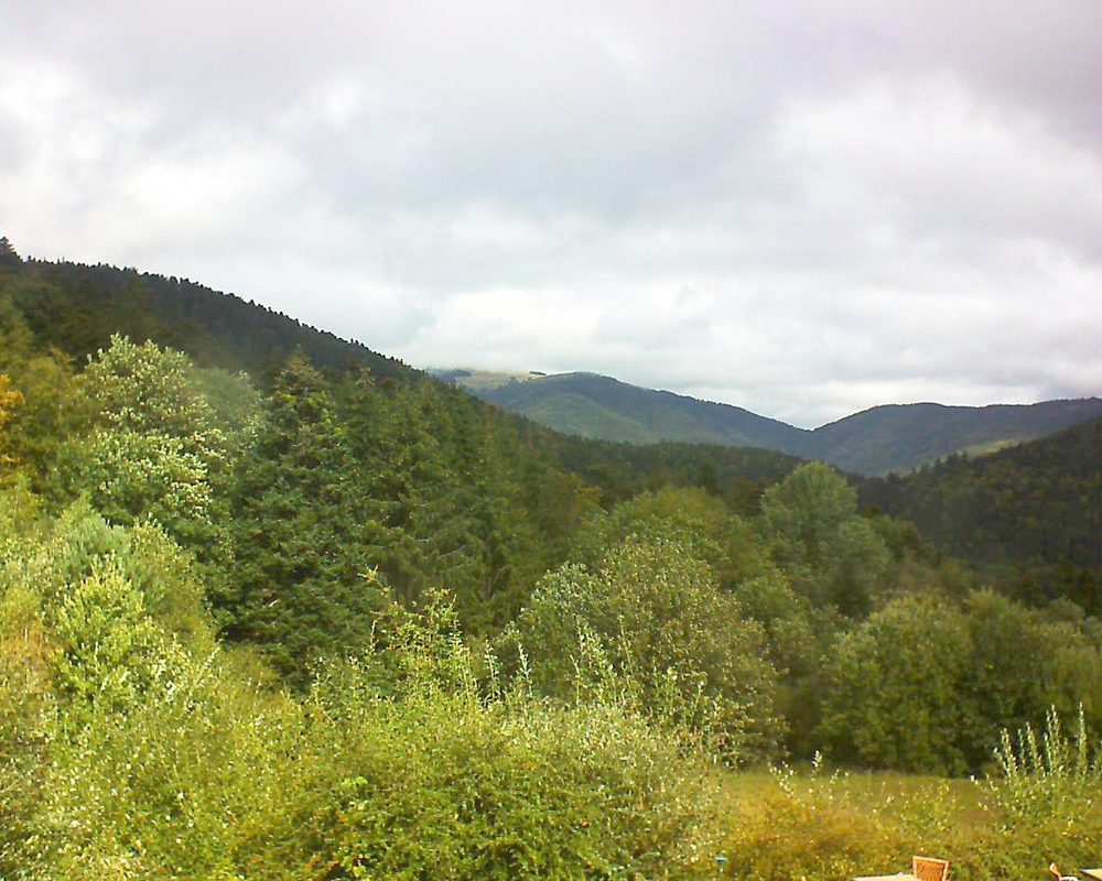 Le petit ballon vu depuis le Domaine Langmatt à Murbach le 28.09.2020 à 12:00 Le petit ballon (Alsace, Vosges) le 28.09.2020 à 12:00
