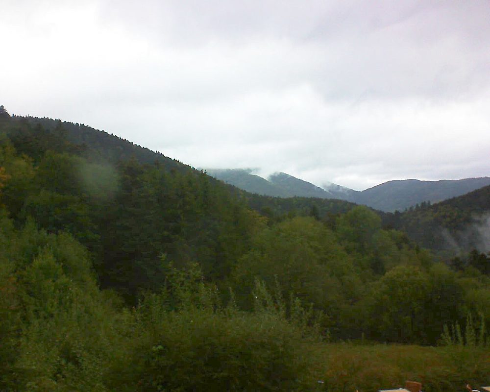 Le petit ballon vu depuis le Domaine Langmatt à Murbach le 29.09.2020 à 11:00 Le petit ballon (Alsace, Vosges) le 29.09.2020 à 11:00