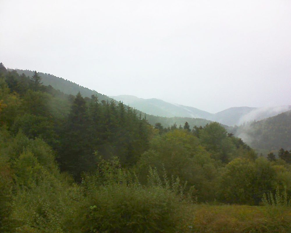 Le petit ballon vu depuis le Domaine Langmatt à Murbach le 03.10.2020 à 10:30 Le petit ballon (Alsace, Vosges) le 03.10.2020 à 10:30