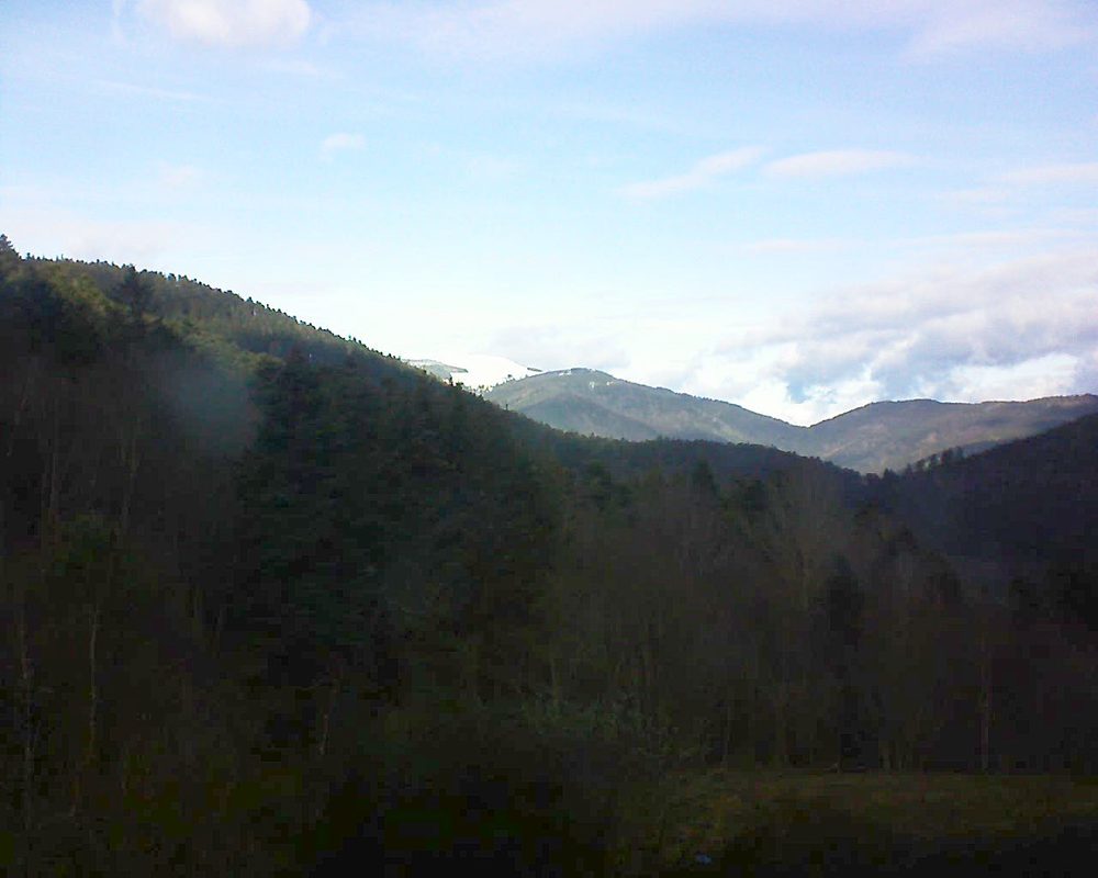 Le petit ballon vu depuis le Domaine Langmatt à Murbach le 26.12.2020 à 12:15 Le petit ballon (Alsace, Vosges) le 26.12.2020 à 12:15