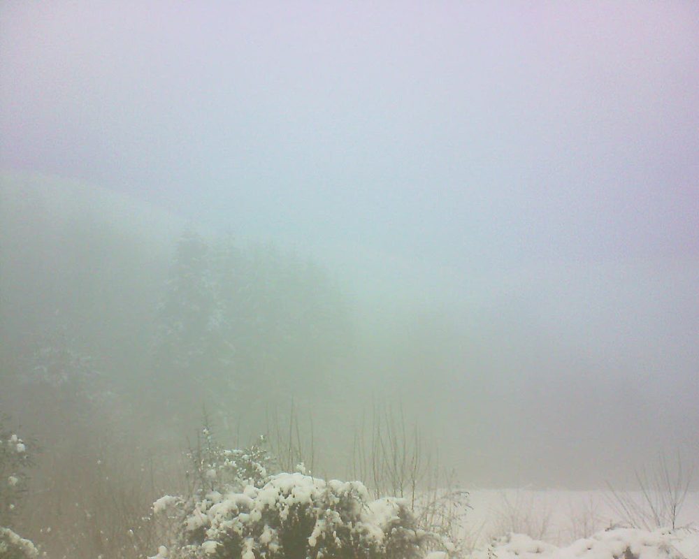 Le petit ballon vu depuis le Domaine Langmatt à Murbach le 06.01.2021 à 11:15 Le petit ballon (Alsace, Vosges) le 06.01.2021 à 11:15