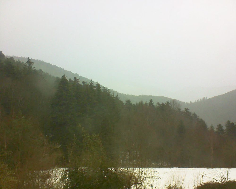 Le petit ballon vu depuis le Domaine Langmatt à Murbach le 29.01.2021 à 09:30 Le petit ballon (Alsace, Vosges) le 29.01.2021 à 09:30