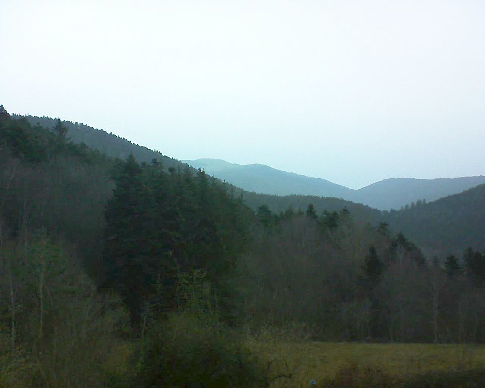 Le petit ballon vu depuis le Domaine Langmatt à Murbach le 24.02.2021 à 07:30 Le petit ballon (Alsace, Vosges) le 24.02.2021 à 07:30