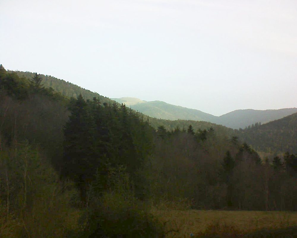 Le petit ballon vu depuis le Domaine Langmatt à Murbach le 26.02.2021 à 08:15 Le petit ballon (Alsace, Vosges) le 26.02.2021 à 08:15