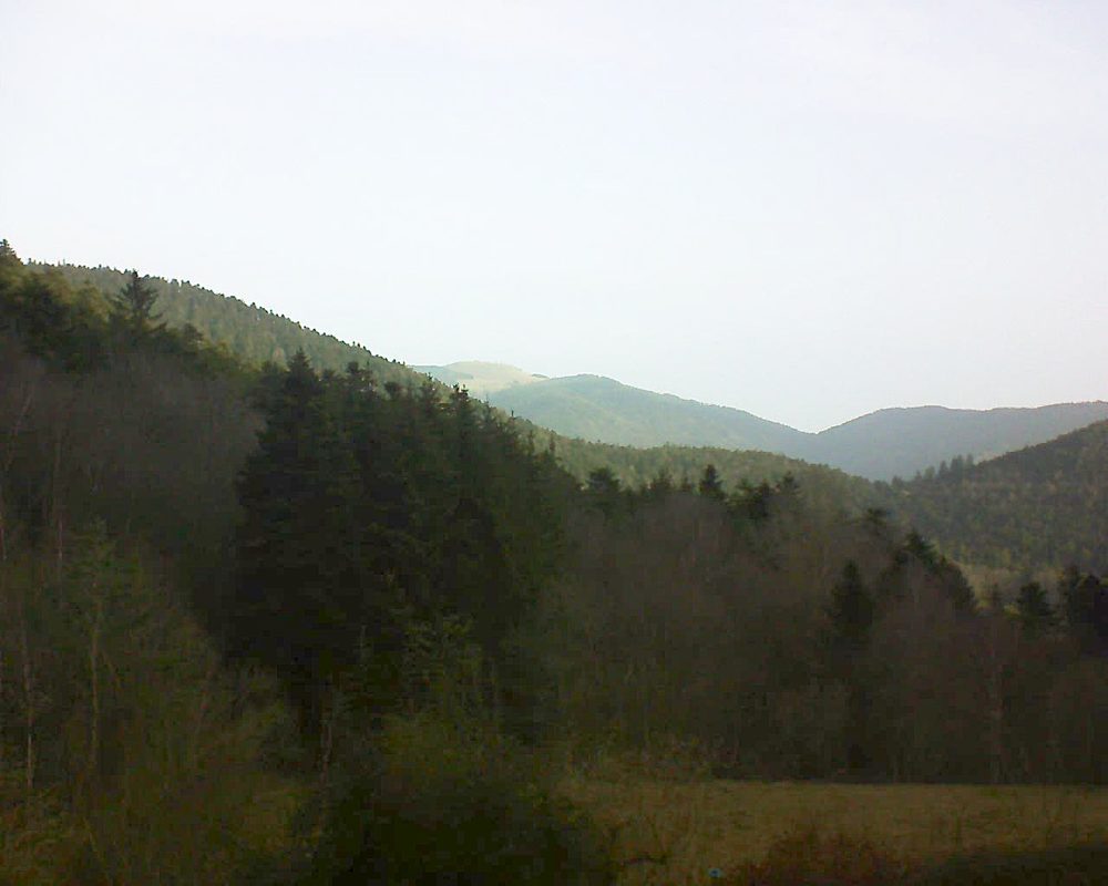 Le petit ballon vu depuis le Domaine Langmatt à Murbach le 26.02.2021 à 08:30 Le petit ballon (Alsace, Vosges) le 26.02.2021 à 08:30