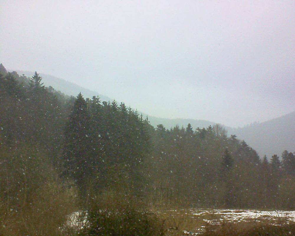 Le petit ballon vu depuis le Domaine Langmatt à Murbach le 19.03.2021 à 10:30 Le petit ballon (Alsace, Vosges) le 19.03.2021 à 10:30