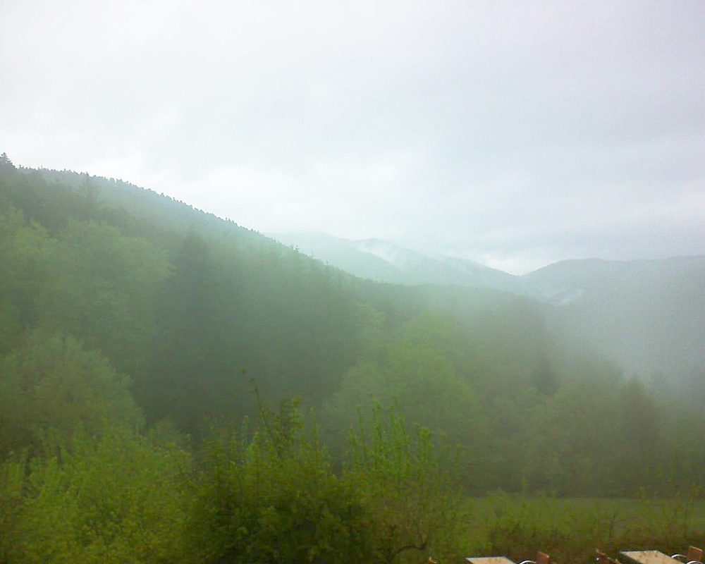 Le petit ballon vu depuis le Domaine Langmatt à Murbach le 18.05.2021 à 08:15 Le petit ballon (Alsace, Vosges) le 18.05.2021 à 08:15