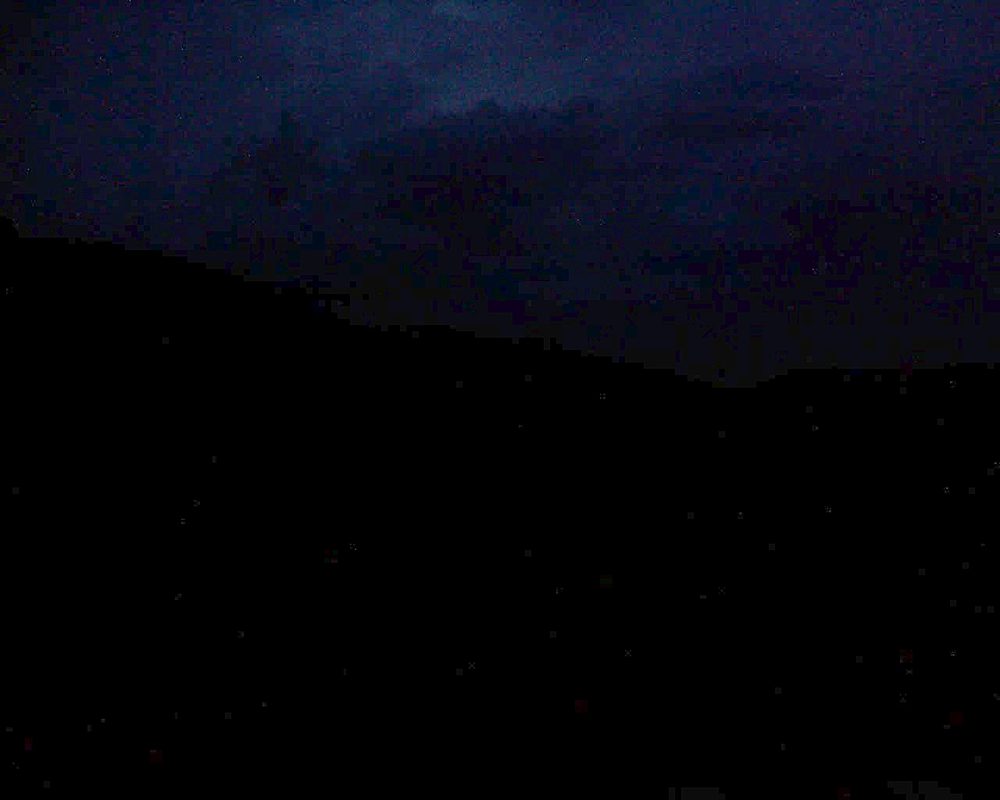 Le petit ballon vu depuis le Domaine Langmatt à Murbach le 03.06.2021 à 22:00 Le petit ballon (Alsace, Vosges) le 03.06.2021 à 22:00