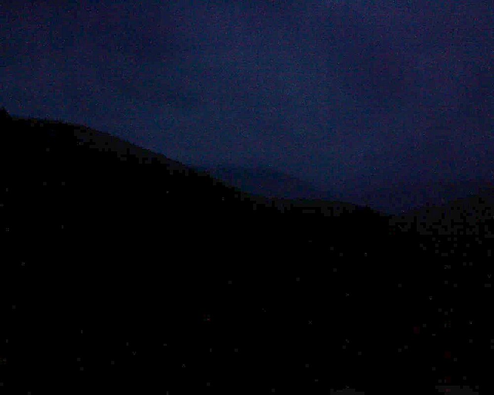 Le petit ballon vu depuis le Domaine Langmatt à Murbach le 07.06.2021 à 22:00 Le petit ballon (Alsace, Vosges) le 07.06.2021 à 22:00
