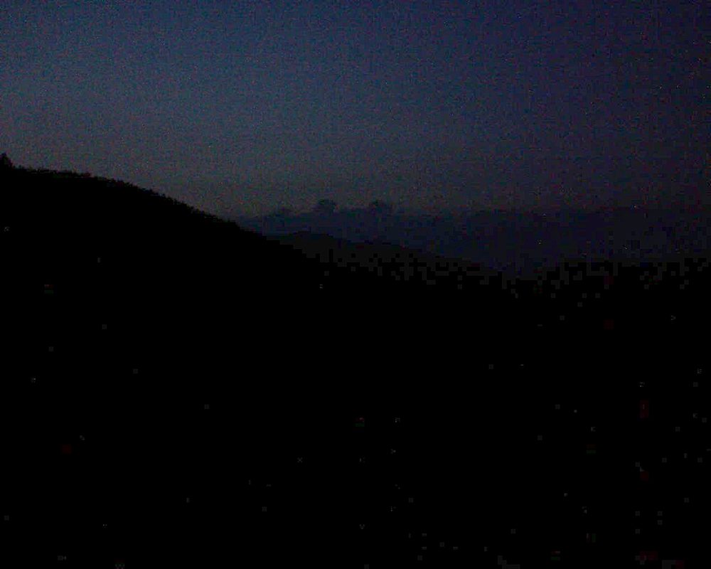 Le petit ballon vu depuis le Domaine Langmatt à Murbach le 10.06.2021 à 22:15 Le petit ballon (Alsace, Vosges) le 10.06.2021 à 22:15