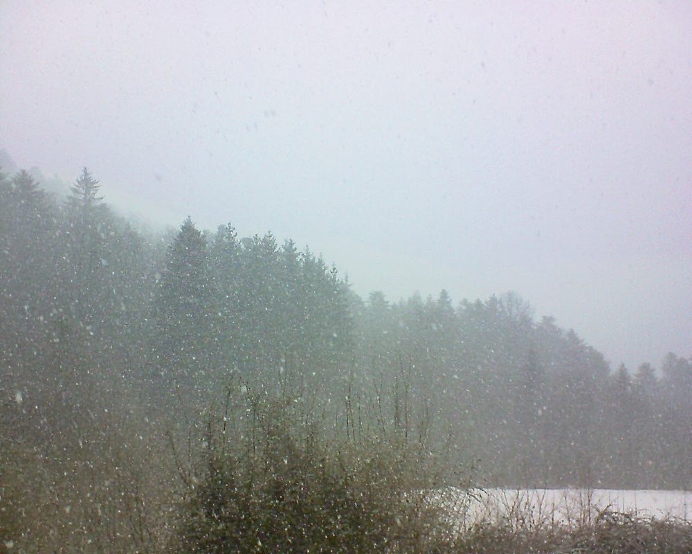 Le petit ballon vu depuis le Domaine Langmatt à Murbach le 31.01.2022 à 12:30 Le petit ballon (Alsace, Vosges) le 31.01.2022 à 12:30