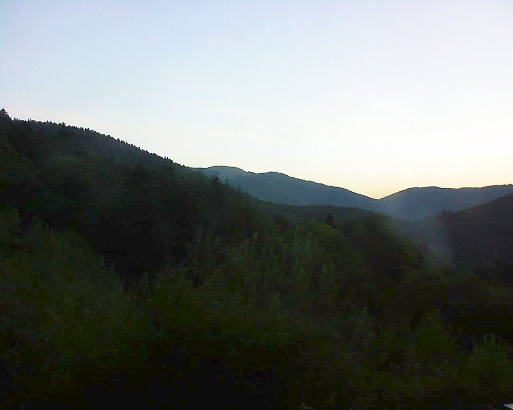 Le petit ballon vu depuis le Domaine Langmatt à Murbach le 11.08.2022 à 06:15 Le petit ballon (Alsace, Vosges) le 11.08.2022 à 06:15