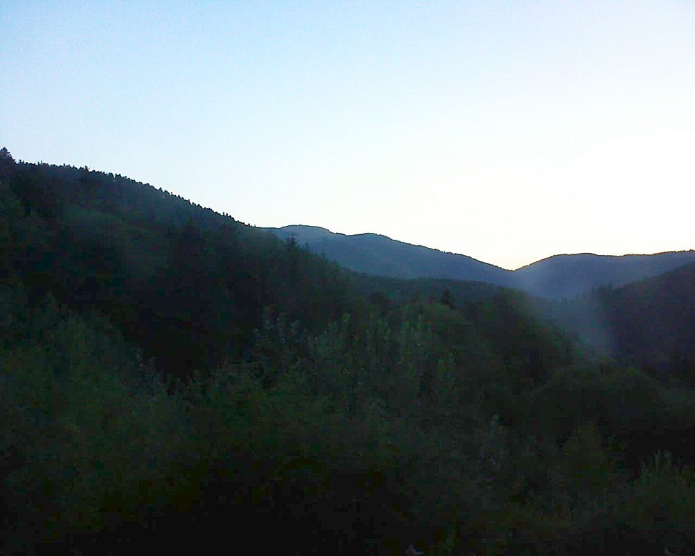 Le petit ballon vu depuis le Domaine Langmatt à Murbach le 13.08.2022 à 06:15 Le petit ballon (Alsace, Vosges) le 13.08.2022 à 06:15