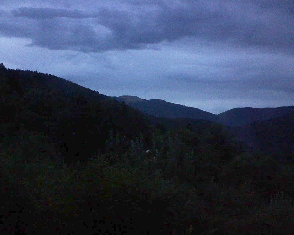 Le petit ballon vu depuis le Domaine Langmatt à Murbach le 15.08.2022 à 06:15 Le petit ballon (Alsace, Vosges) le 15.08.2022 à 06:15