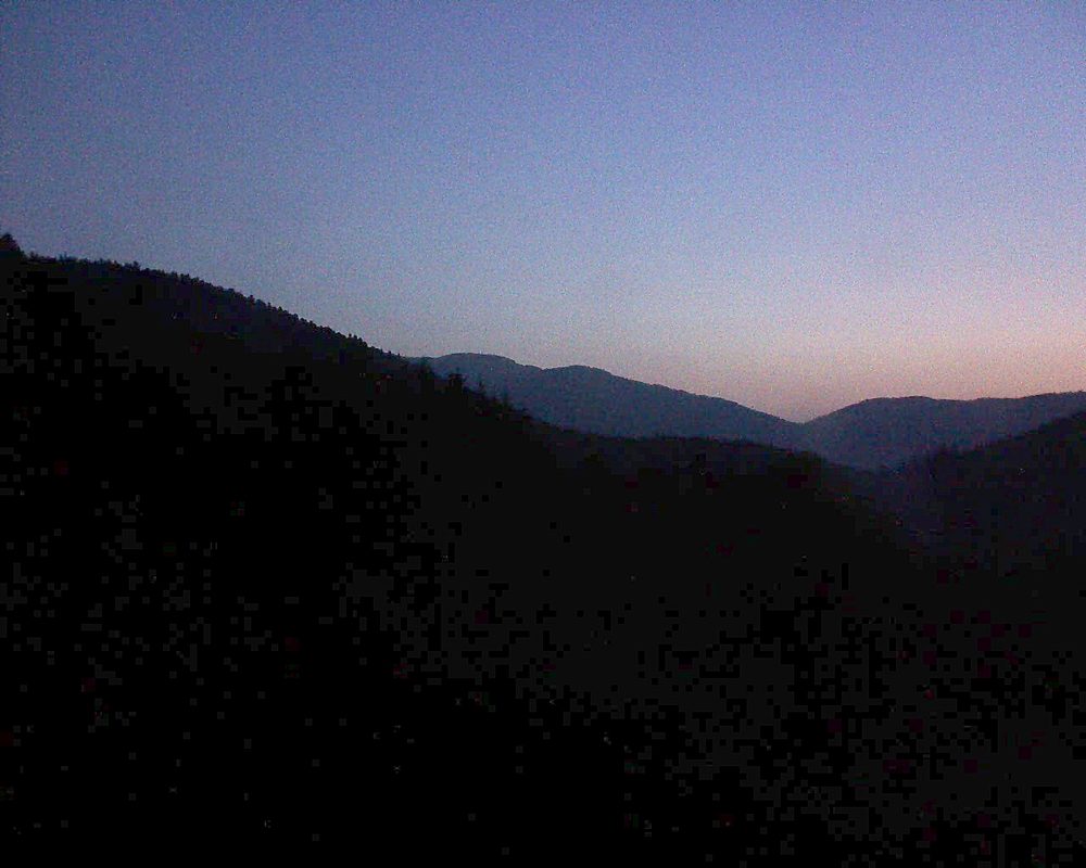 Le petit ballon vu depuis le Domaine Langmatt à Murbach le 16.08.2022 à 06:00 Le petit ballon (Alsace, Vosges) le 16.08.2022 à 06:00
