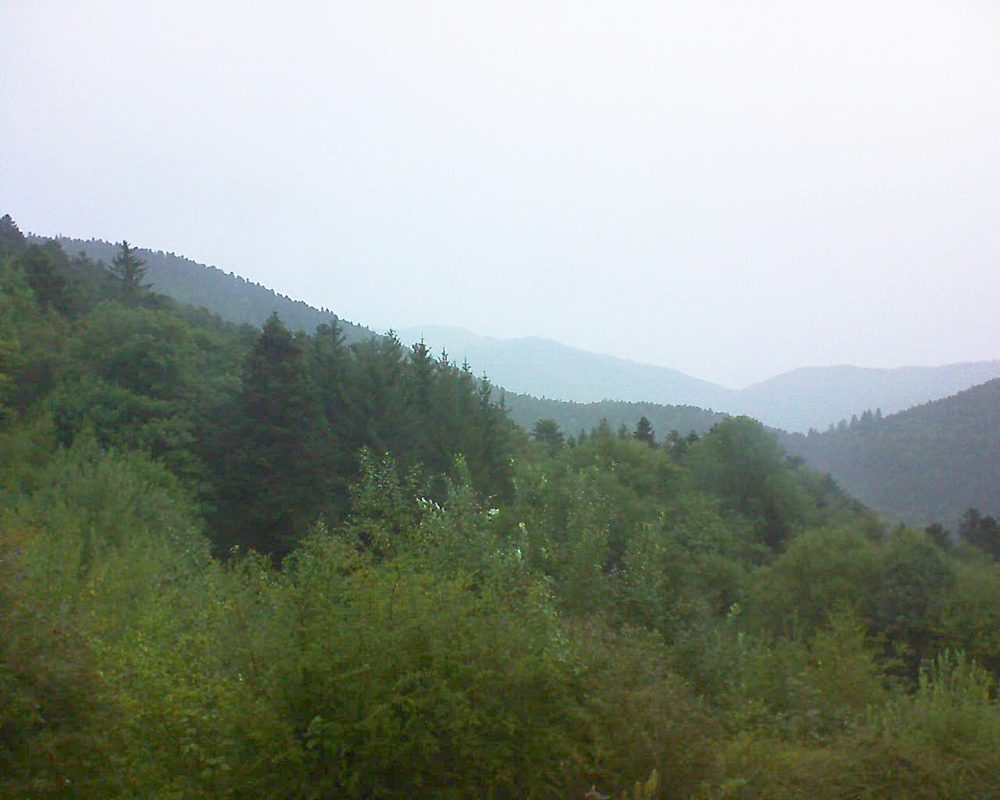 Le petit ballon vu depuis le Domaine Langmatt à Murbach le 17.08.2022 à 07:15 Le petit ballon (Alsace, Vosges) le 17.08.2022 à 07:15