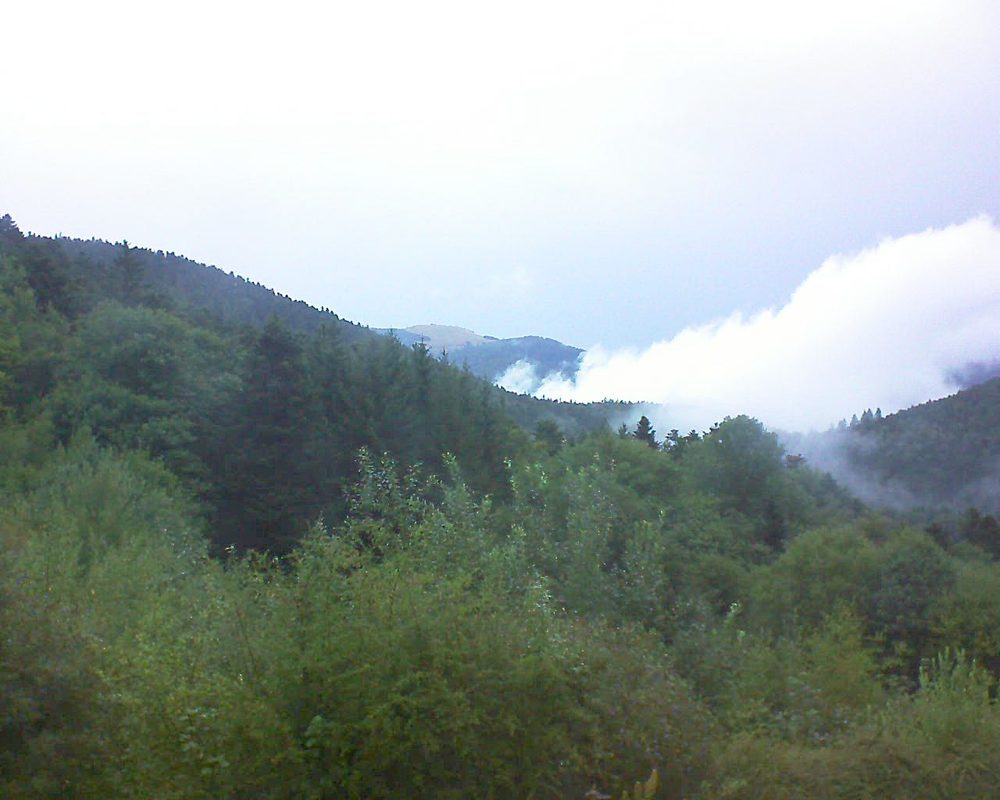 Le petit ballon vu depuis le Domaine Langmatt à Murbach le 20.08.2022 à 07:15 Le petit ballon (Alsace, Vosges) le 20.08.2022 à 07:15