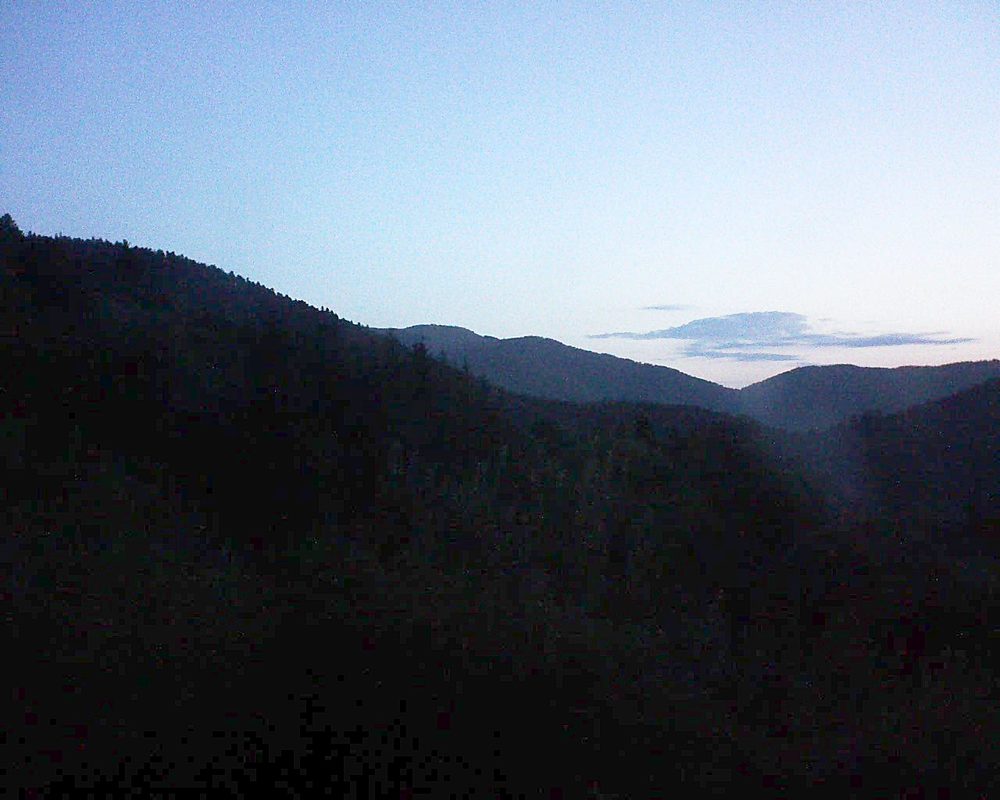 Le petit ballon vu depuis le Domaine Langmatt à Murbach le 22.08.2022 à 06:15 Le petit ballon (Alsace, Vosges) le 22.08.2022 à 06:15