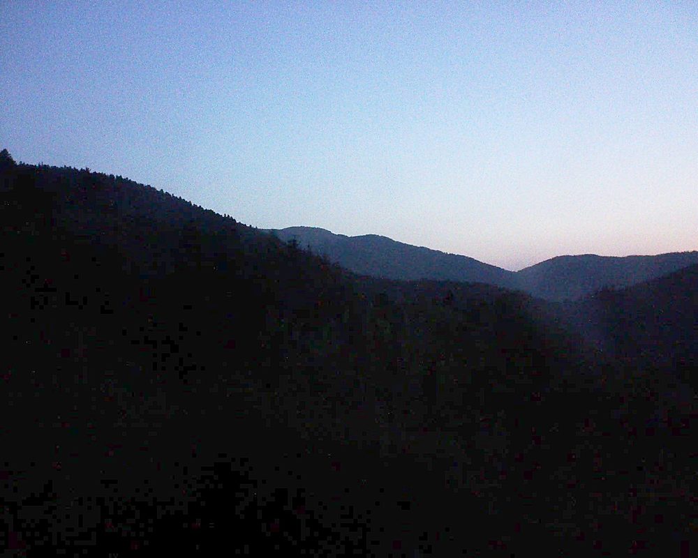 Le petit ballon vu depuis le Domaine Langmatt à Murbach le 23.08.2022 à 06:15 Le petit ballon (Alsace, Vosges) le 23.08.2022 à 06:15