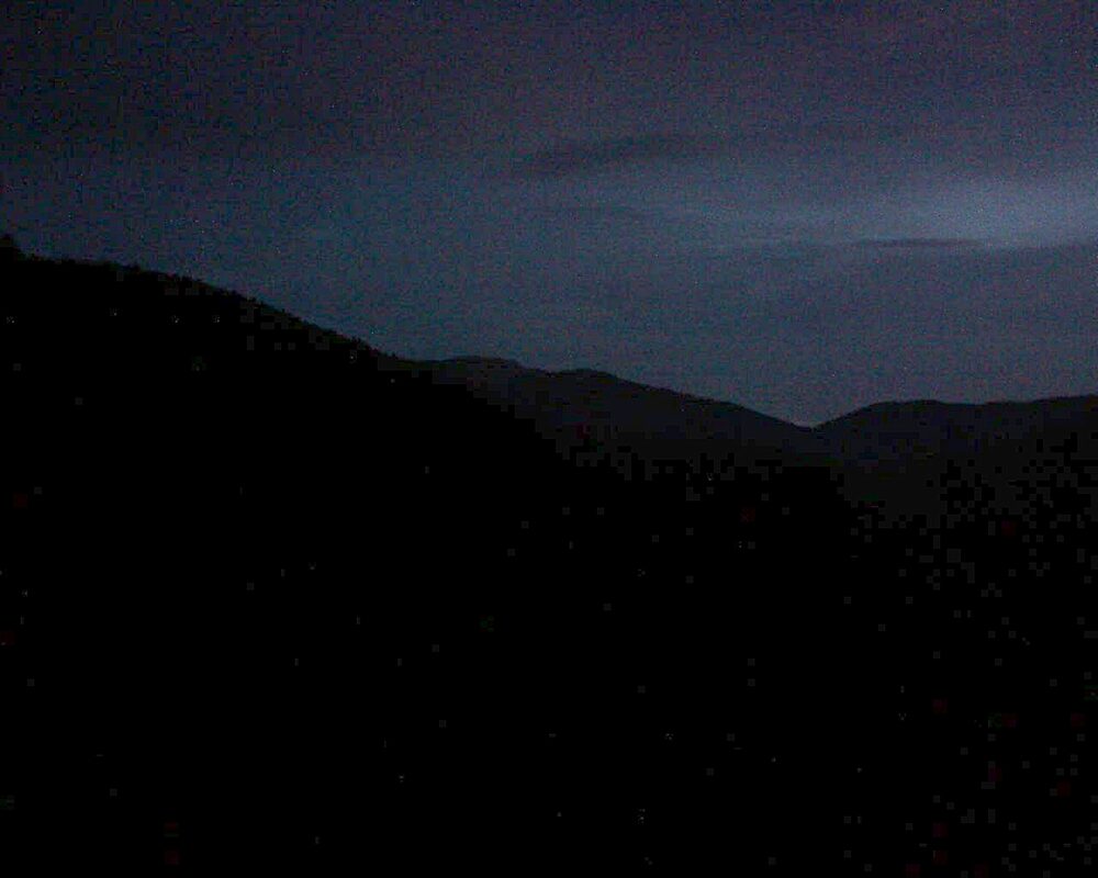 Le petit ballon vu depuis le Domaine Langmatt à Murbach le 06.09.2022 à 06:30 Le petit ballon (Alsace, Vosges) le 06.09.2022 à 06:30