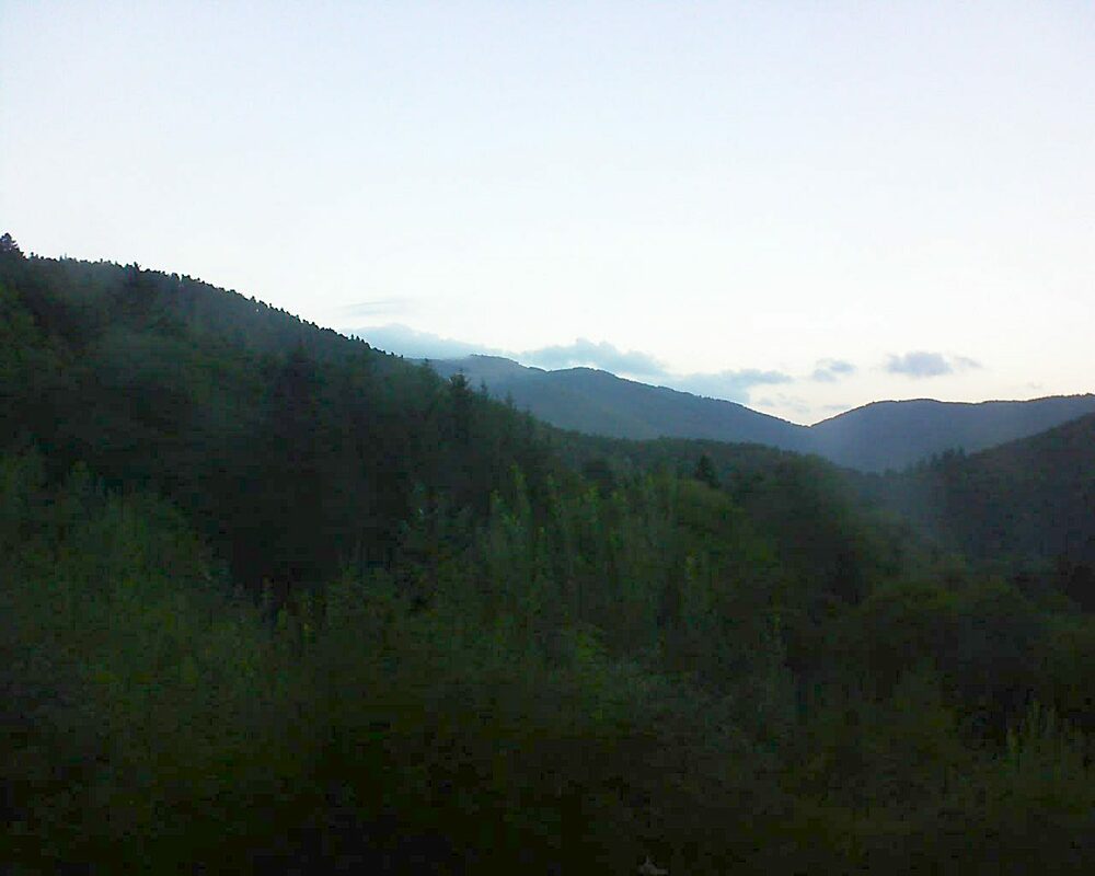 Le petit ballon vu depuis le Domaine Langmatt à Murbach le 21.09.2022 à 07:15 Le petit ballon (Alsace, Vosges) le 21.09.2022 à 07:15