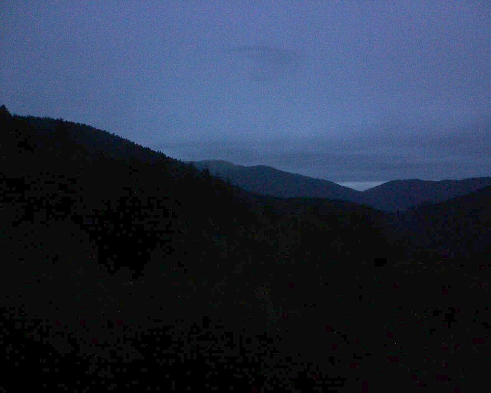 Le petit ballon vu depuis le Domaine Langmatt à Murbach le 29.09.2022 à 07:15 Le petit ballon (Alsace, Vosges) le 29.09.2022 à 07:15