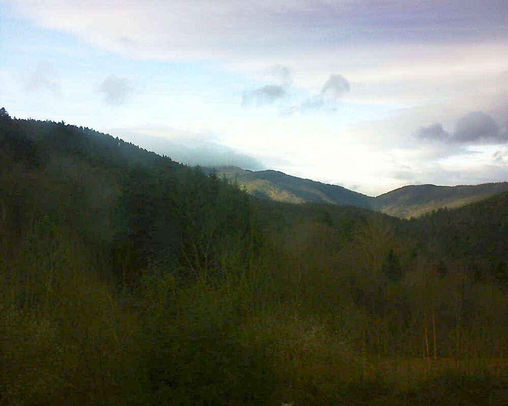Le petit ballon vu depuis le Domaine Langmatt à Murbach le 26.12.2023 à 15:30 Le petit ballon (Alsace, Vosges) le 26.12.2023 à 15:30